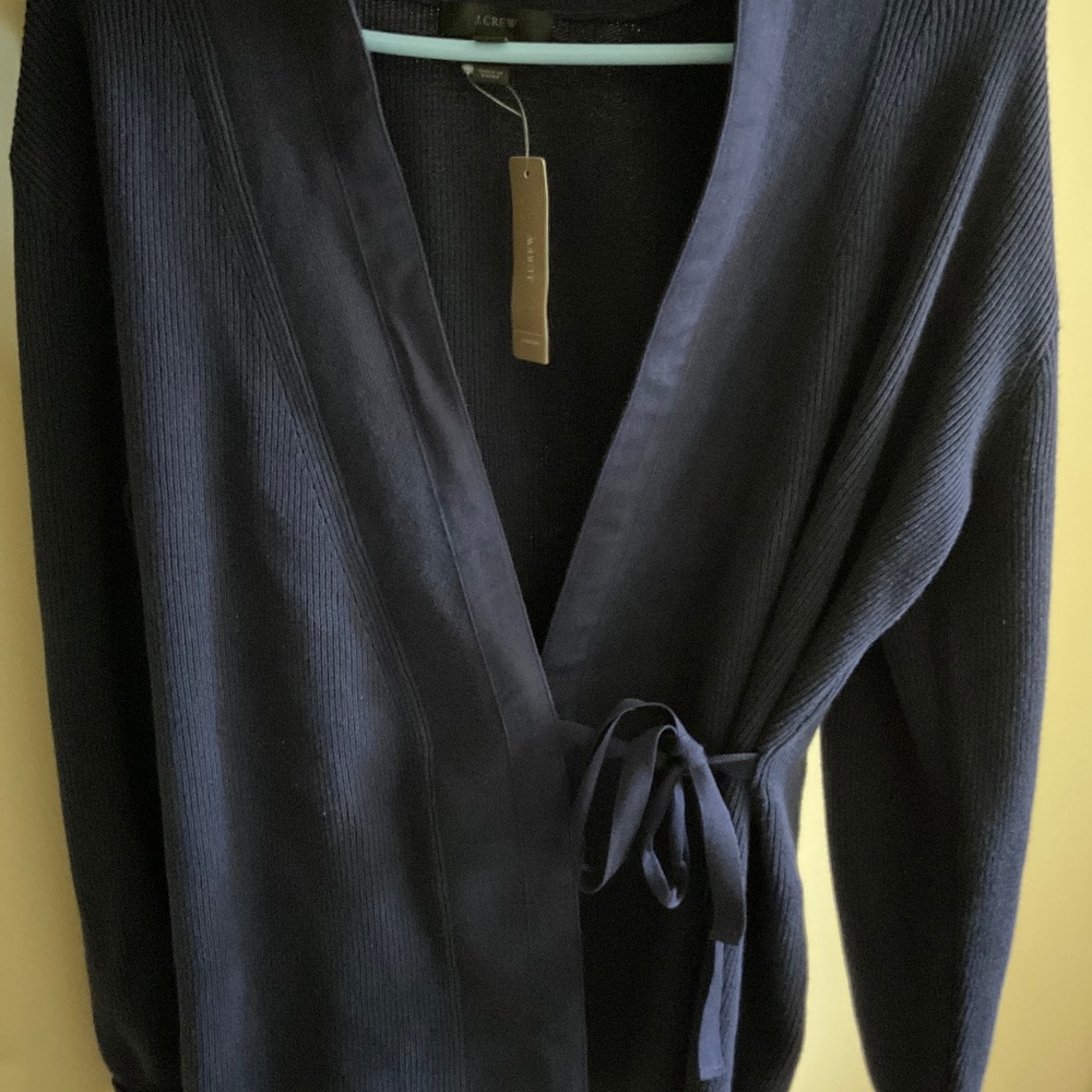 JCREW Wrap Sweater in Size M